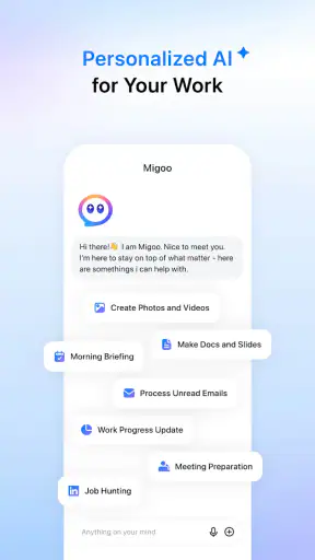 Migoo–Personalized AI For You screenshot
