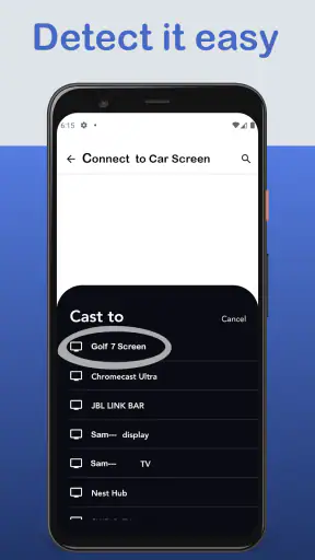 Mirror Link Phone Car Screen screenshot