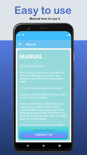 Mirror Link Phone Car Screen screenshot