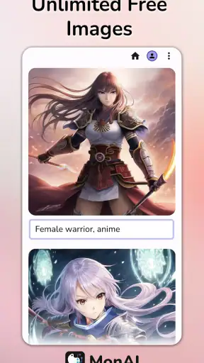 monAI - AI Art Generator screenshot