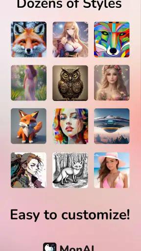 monAI - AI Art Generator screenshot