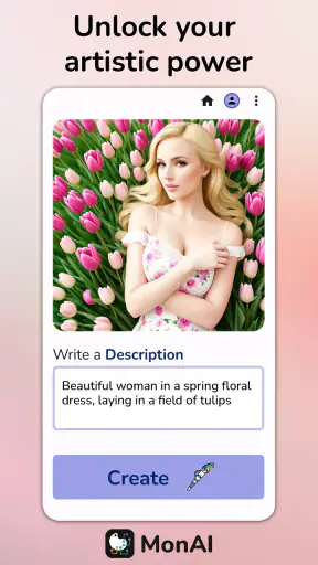 monAI - AI Art Generator screenshot