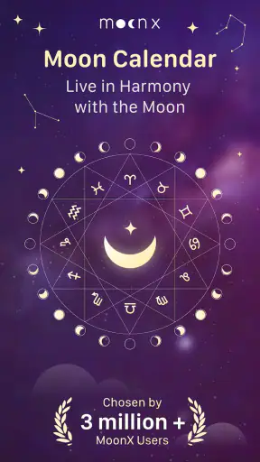 Moon Phase Calendar - MoonX screenshot
