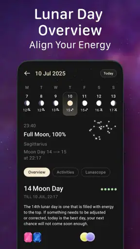 Moon Phase Calendar - MoonX screenshot