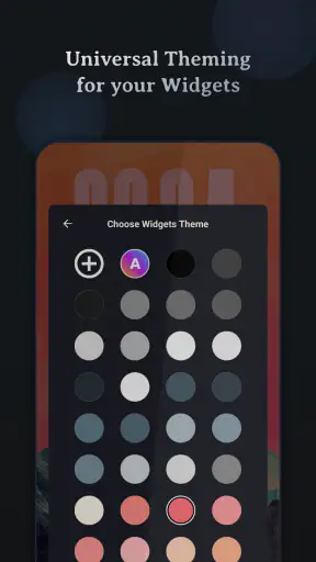 Muviz Widgets: Clock, Music., screenshot