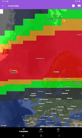 My Aurora Forecast & Alerts screenshot