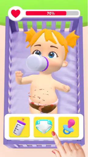 My Baby Care Toddler Girl Game screenshot