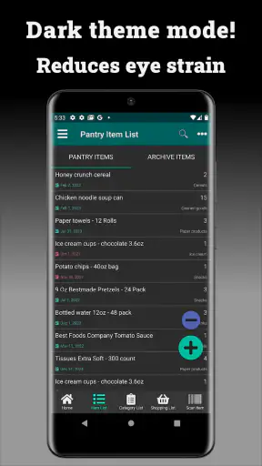 My Pantry Tracker screenshot