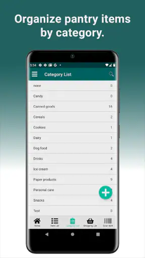 My Pantry Tracker screenshot