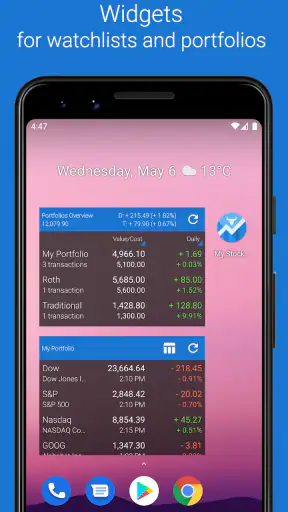 My Stocks Portfolio screenshot