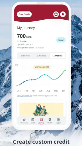 myEquifax screenshot