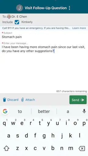 MyMercy screenshot