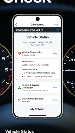 MySubaru screenshot
