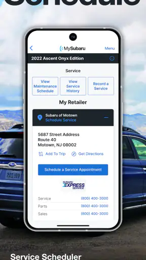 MySubaru screenshot