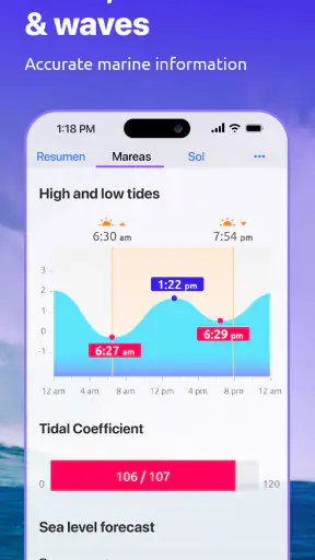 Nautide: Tides, Wind, Waves + screenshot