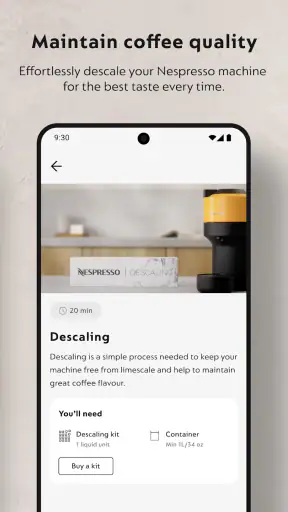 Nespresso Smart screenshot