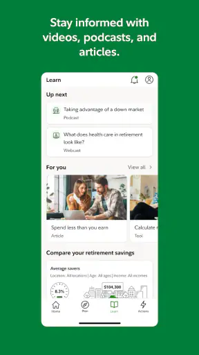 NetBenefits - Fidelity at Work screenshot