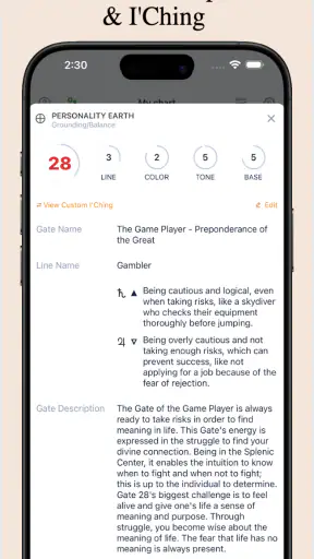 Neutrino Design - Human Design screenshot