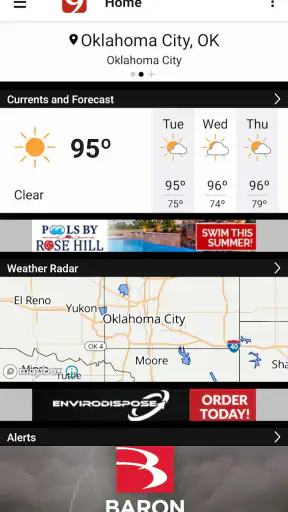 News 9 Weather screenshot
