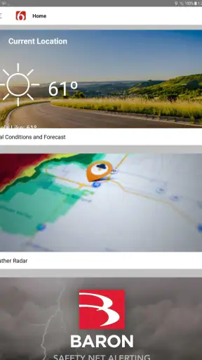 News On 6 Weather screenshot