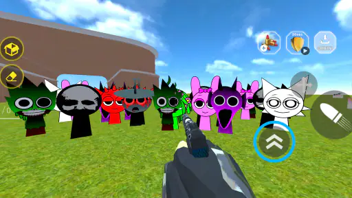 Nextbots In Backrooms: Shooter screenshot