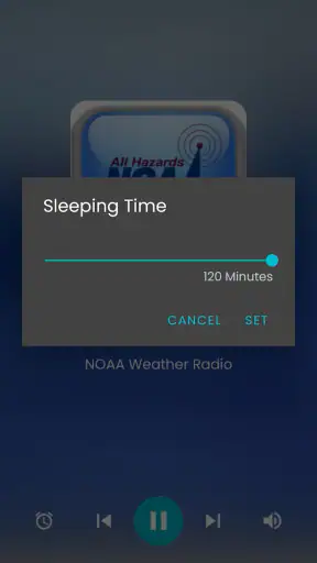 NOAA Weather radio screenshot