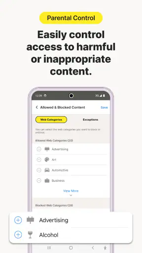Norton Family Parental Control screenshot