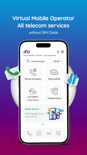Numero: Number - Data - Call screenshot