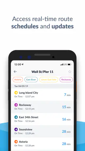 NYC Ferry screenshot