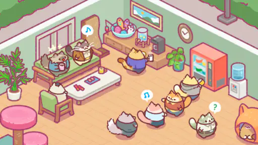 Office Cat: Idle Tycoon Games screenshot