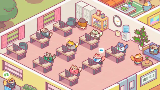 Office Cat: Idle Tycoon Games screenshot