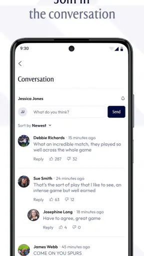 Official Spurs App screenshot