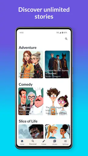 Okudu AI - Create Stories screenshot