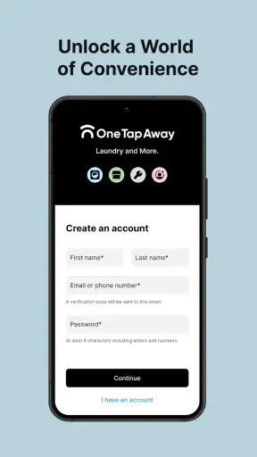 One Tap Away screenshot