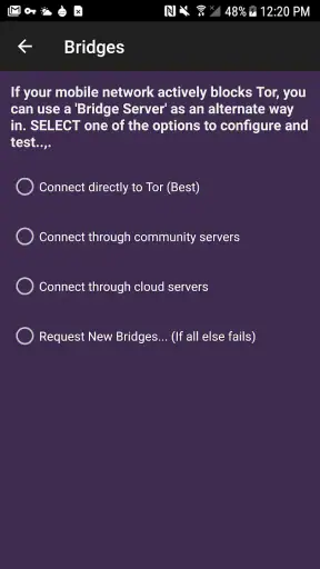 Orbot: Tor for Android screenshot