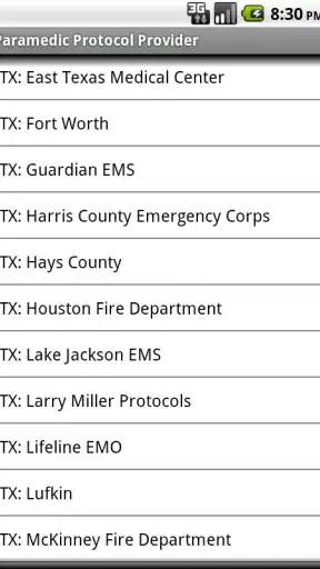 Paramedic Protocol Provider screenshot