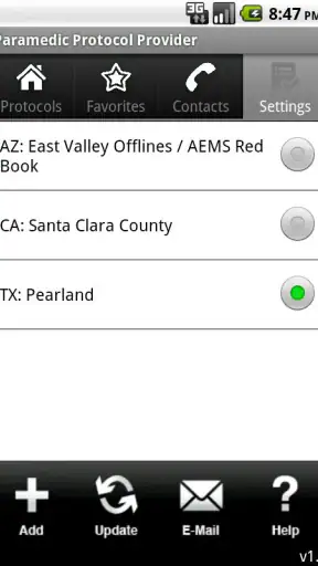 Paramedic Protocol Provider screenshot
