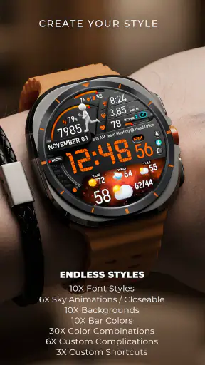 PER23 Digital Watch Face screenshot