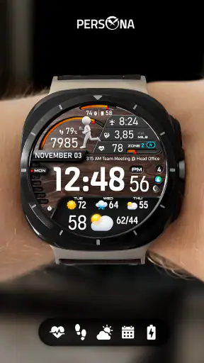 PER23 Digital Watch Face screenshot