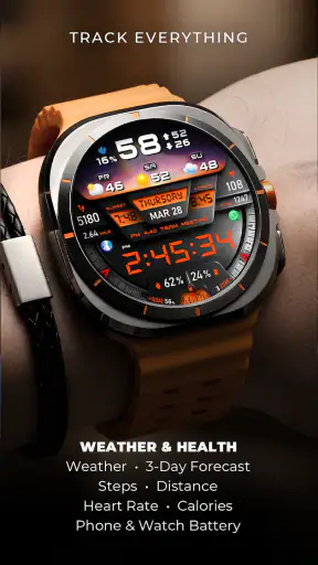 PER27 Digital Watch Face screenshot