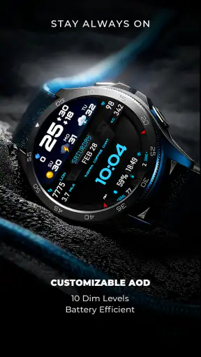 PER27 Digital Watch Face screenshot