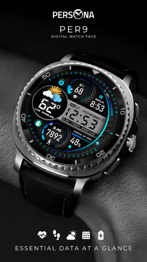 PER9 Sport Watch Face Mesa screenshot