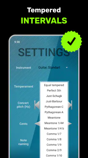 Perfect Guitar Tuner screenshot