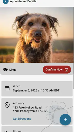 PetPage screenshot