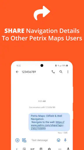 Petrix Maps Oilfield Navigator screenshot
