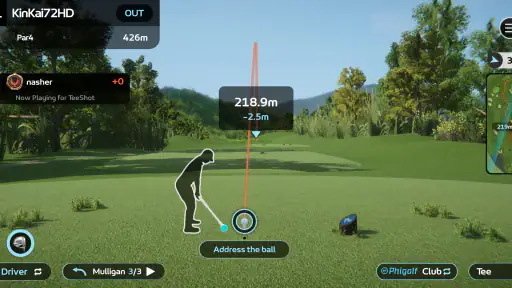 PhiGolf screenshot