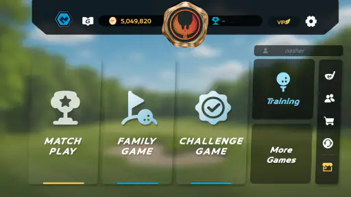 PhiGolf screenshot