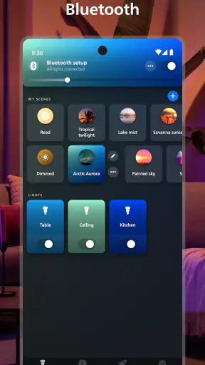 Philips Hue screenshot