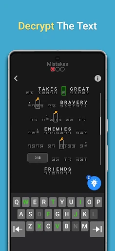 PlaySimple Cryptogram screenshot