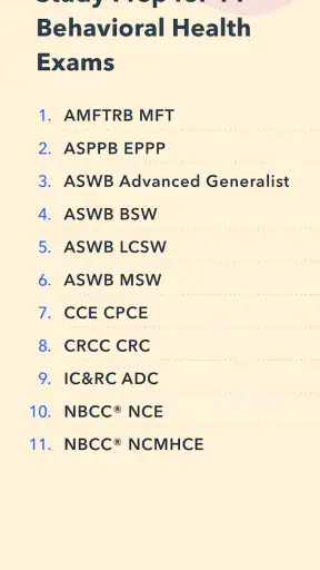 Pocket Prep Behavioral Health screenshot